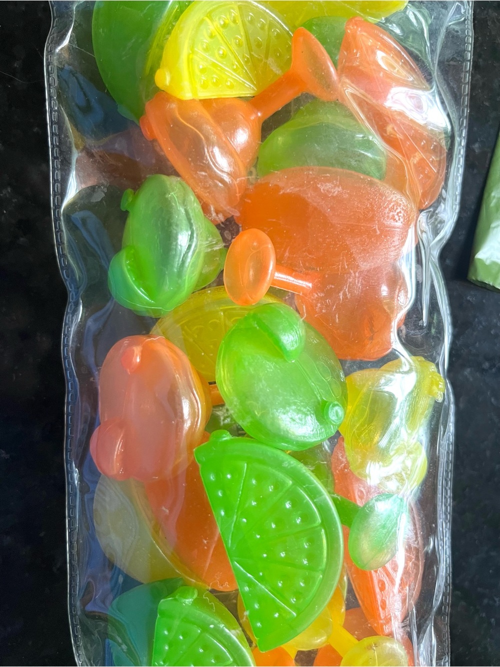 Crate&Barrel Citronella Mini Torches and Reusable tropical Cocktail ice cubes